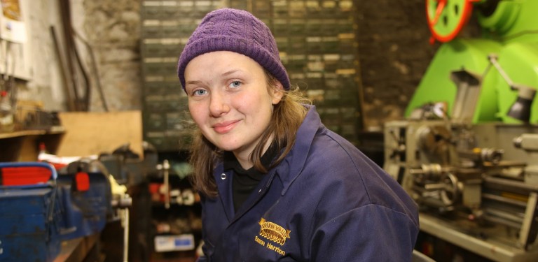 The first female apprentice joins the Heritage Skills Training Academy